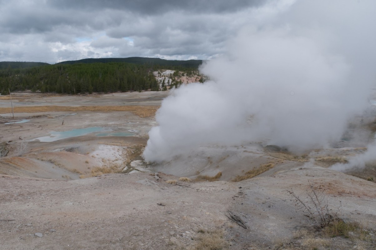 The boiling hot mud pools can collapse or erupt at any time, resulting in severe injuries or death.