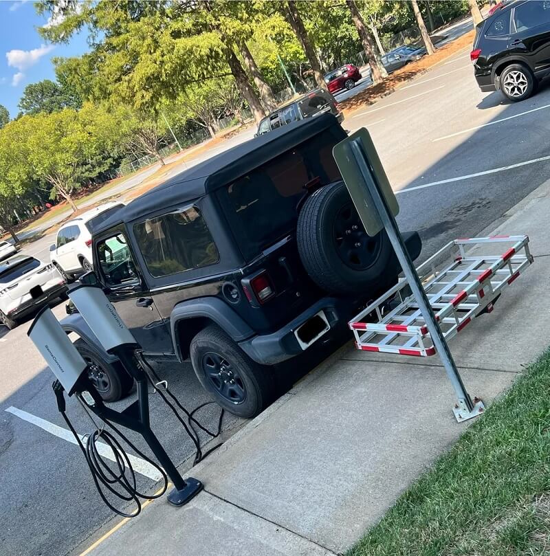 "Guy was trying to hit all the spots on bad parking bingo."