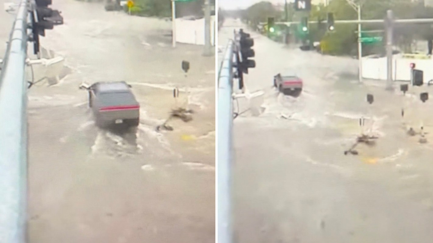 No matter how you feel about the Cybertruck, driving through flooded streets is a risk not worth taking.