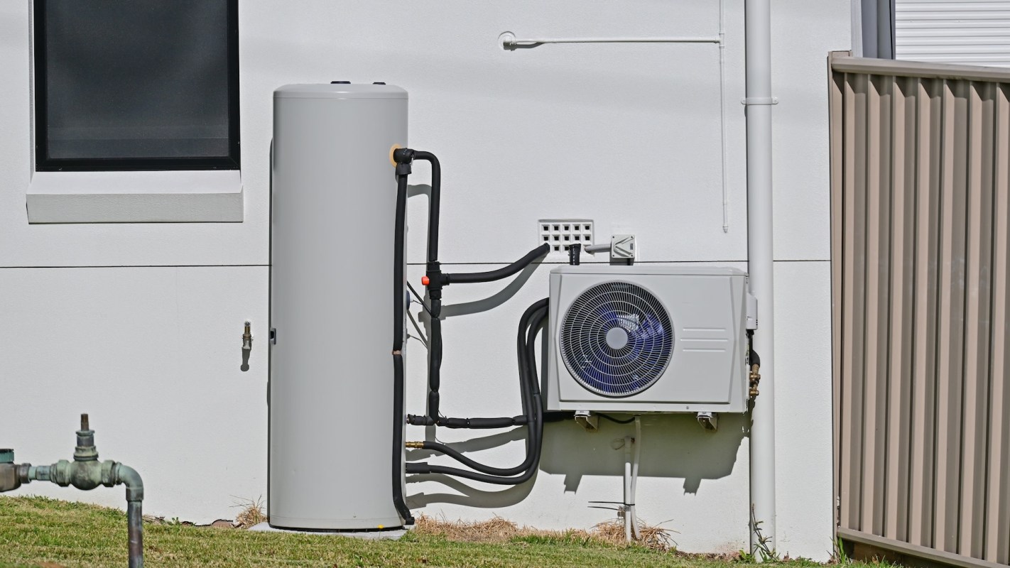 "You can get up to 500% efficiency with a heat pump water heater."