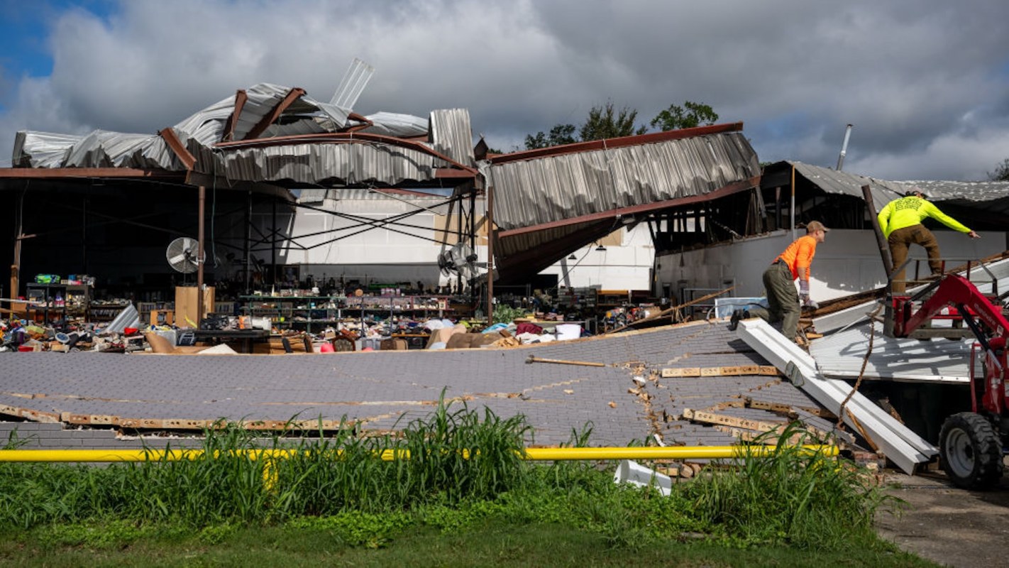 There were no immediate reports of death from Francine, but it did cause extensive damage in Louisiana.