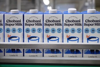 "Since launching Super Milk in July this year, Chobani has donated nearly 300,000 cartons across the country."