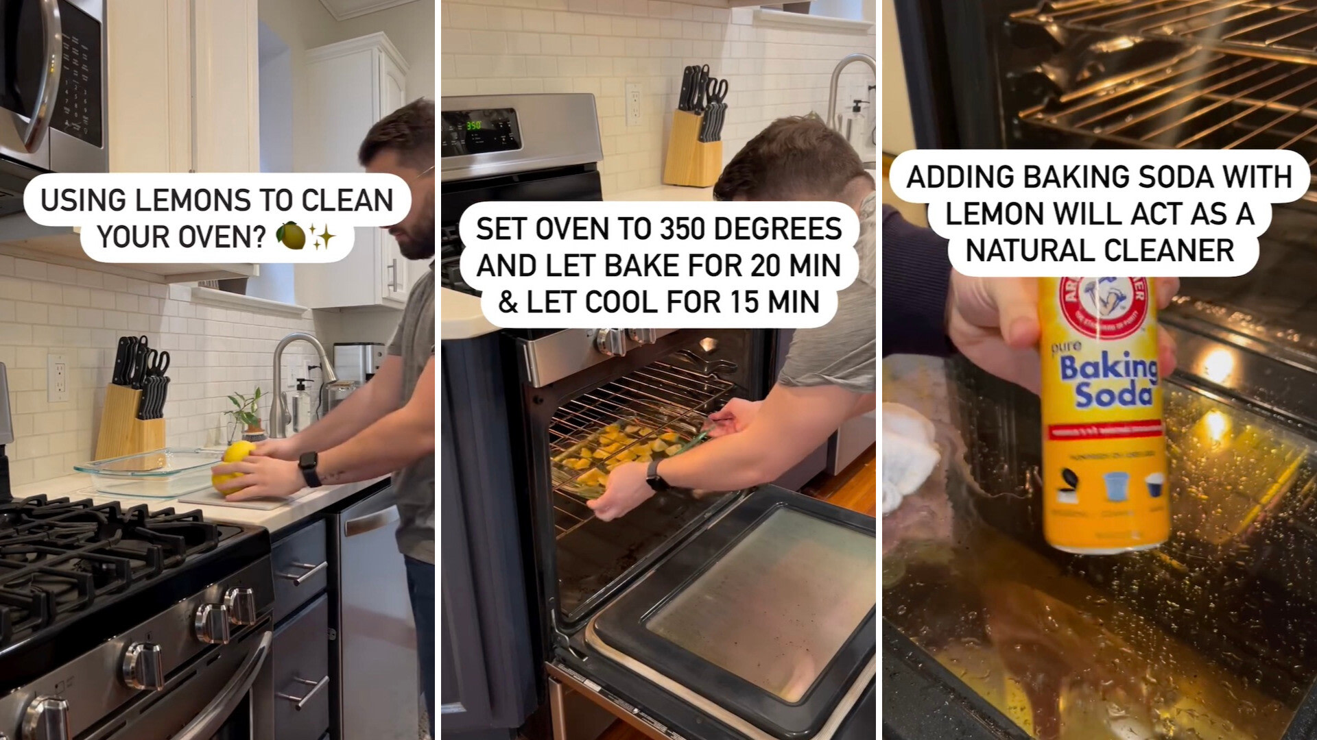 "Tried this and was actually able to get the gunk off the oven window and I wasn't gagging on fumes."