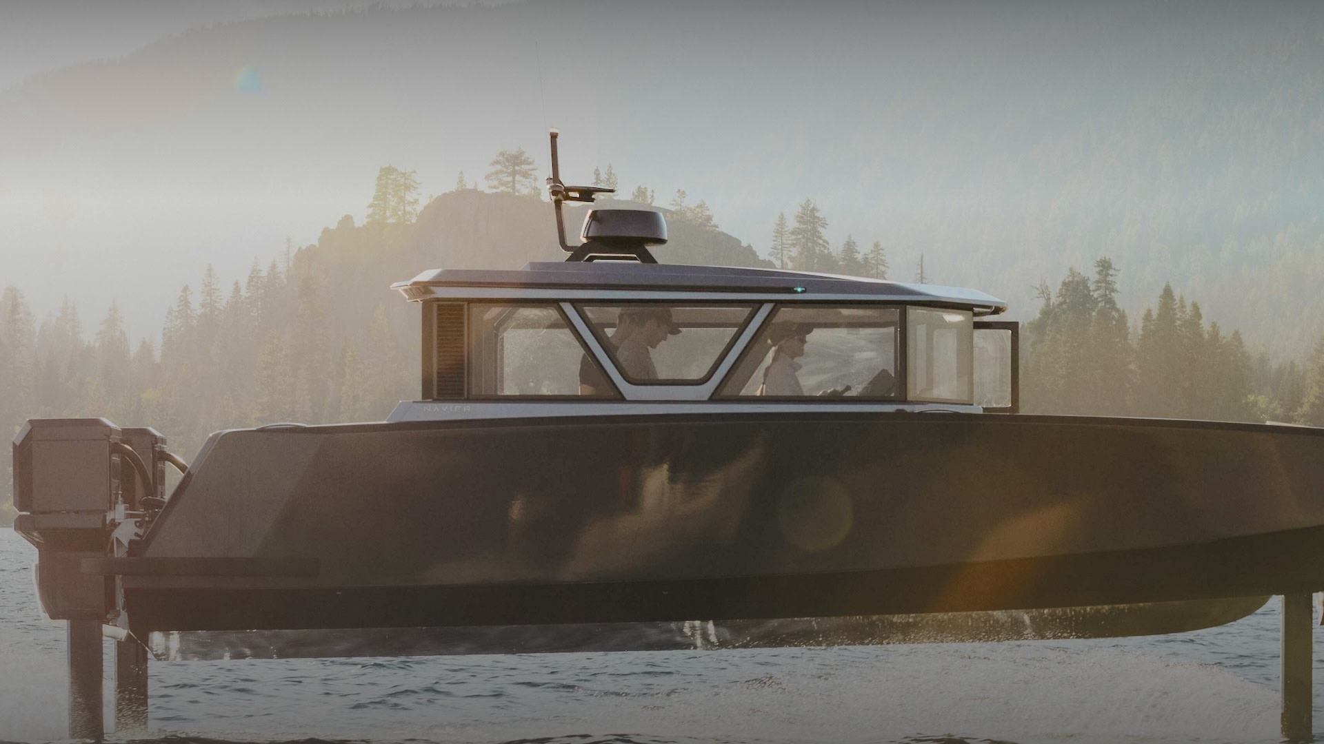 The Navier N30 is reportedly 90% more efficient than most similarly sized boats.