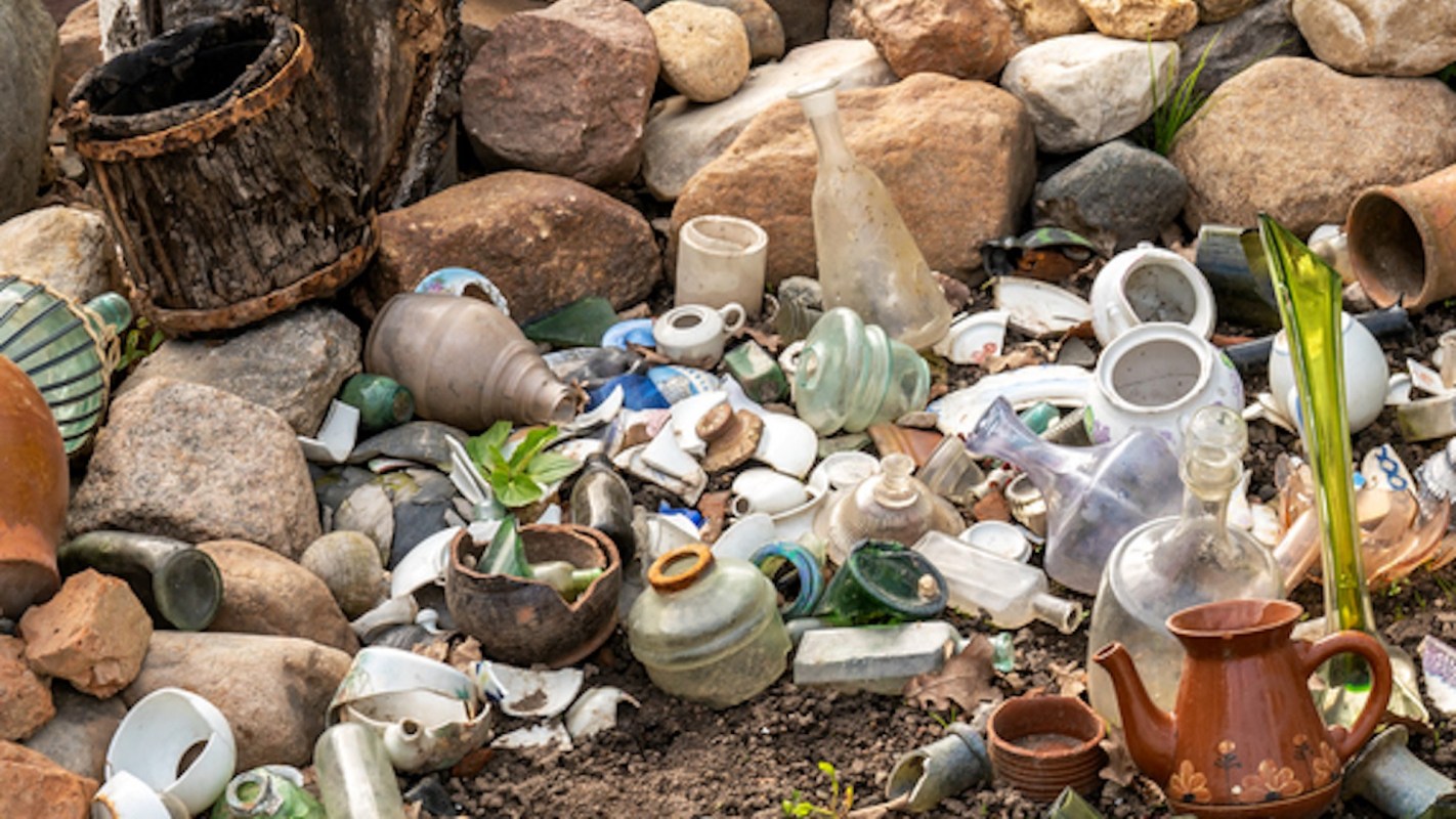 "Can you imagine how much has been thrown away and crushed at the landfill though?"