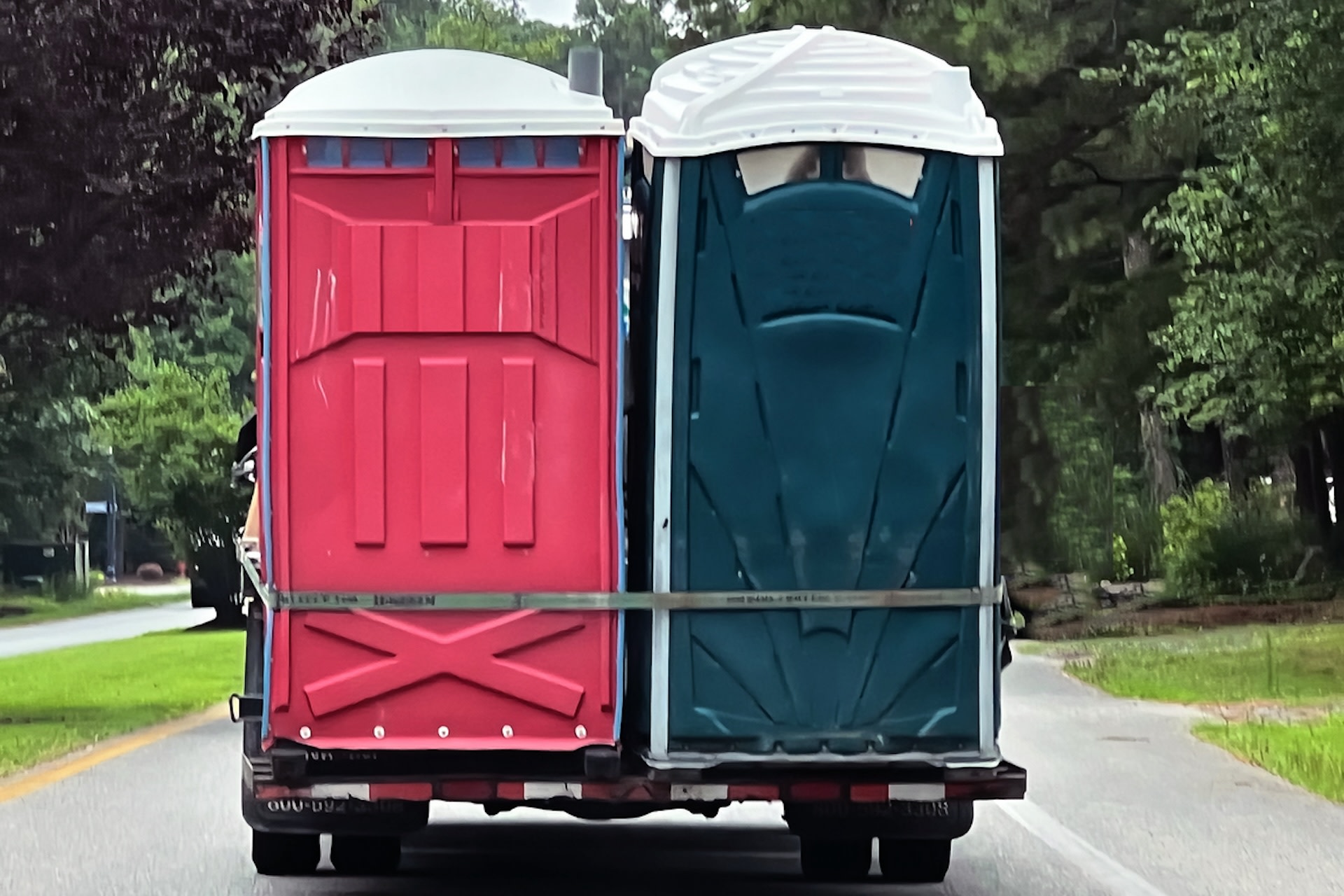 Homeowner confounded after waking up to find porta-potty parked in ...