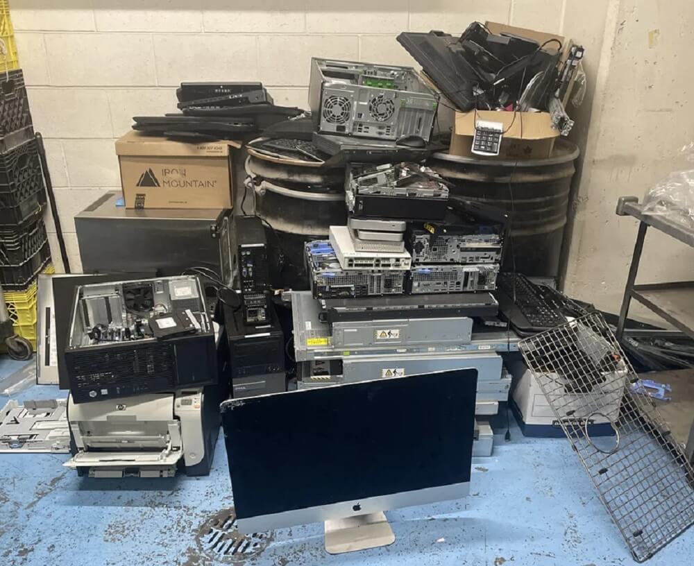 "Found all this in the E-Waste section."