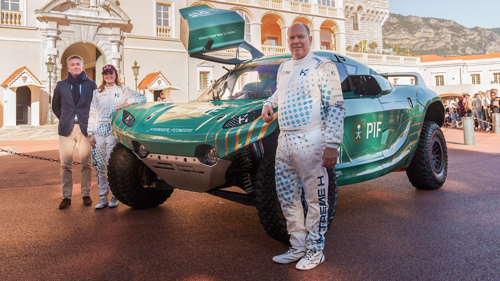 Prince Albert II Drives Cutting-Edge Hydrogen Race Car in Monaco Show of Support