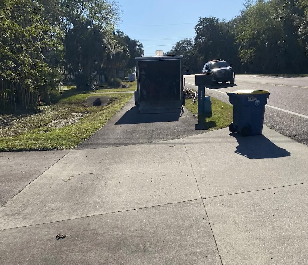 "If you parked your bike in the street it would be run over a hundred times."