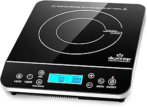 Duxtop's Portable Induction Burner with LCD Sensor