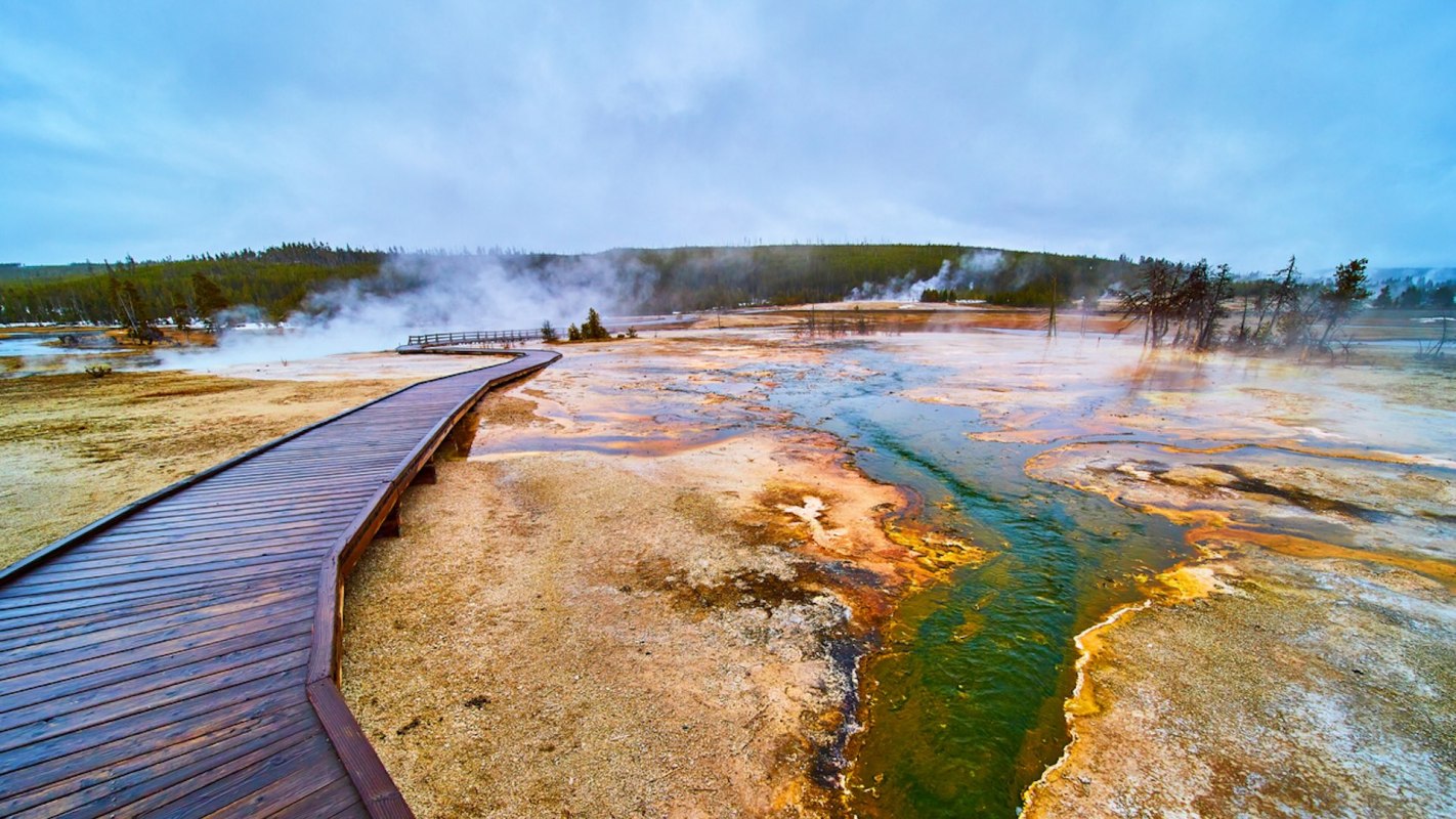 “There is ample signage warning visitors not to leave boardwalks due to the dangers.