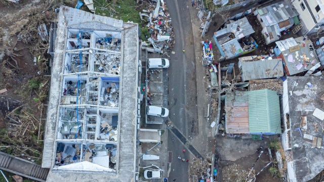 Following the storm, nearly two-thirds of Mayotte was unreachable.