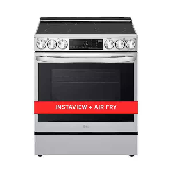 5. LG's 30-Inch Smart Induction Range with Air Fryer