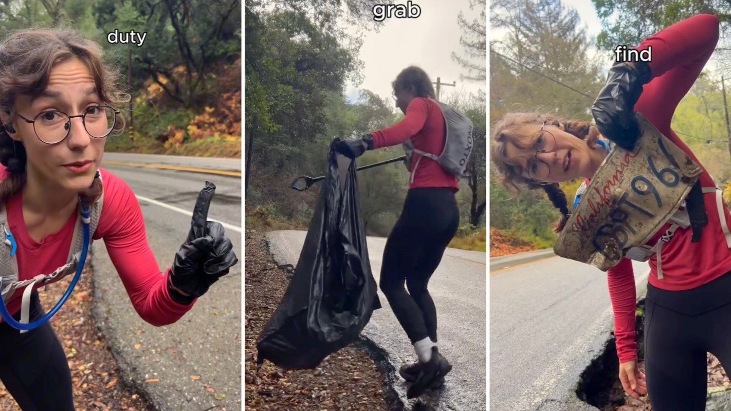 "I didn't think that picking up trash would be as satisfying and as fun as it is."