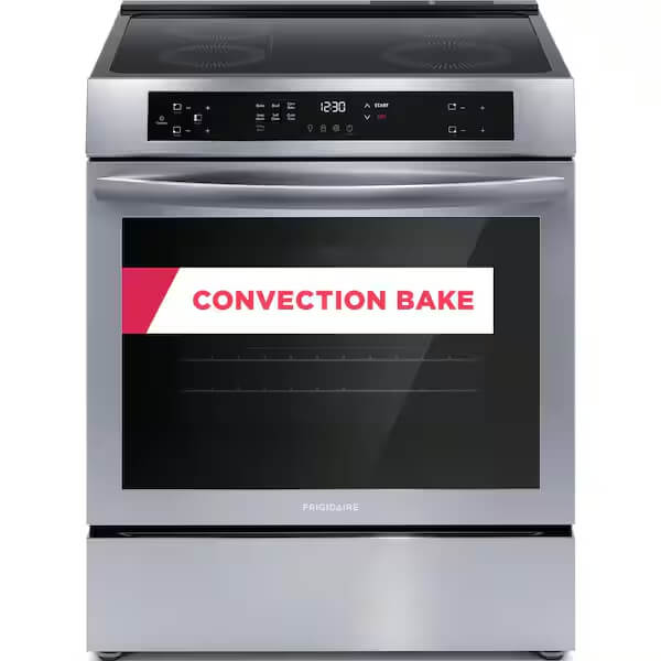 3. Frigidaire's 4-Element Slide-In Induction Range