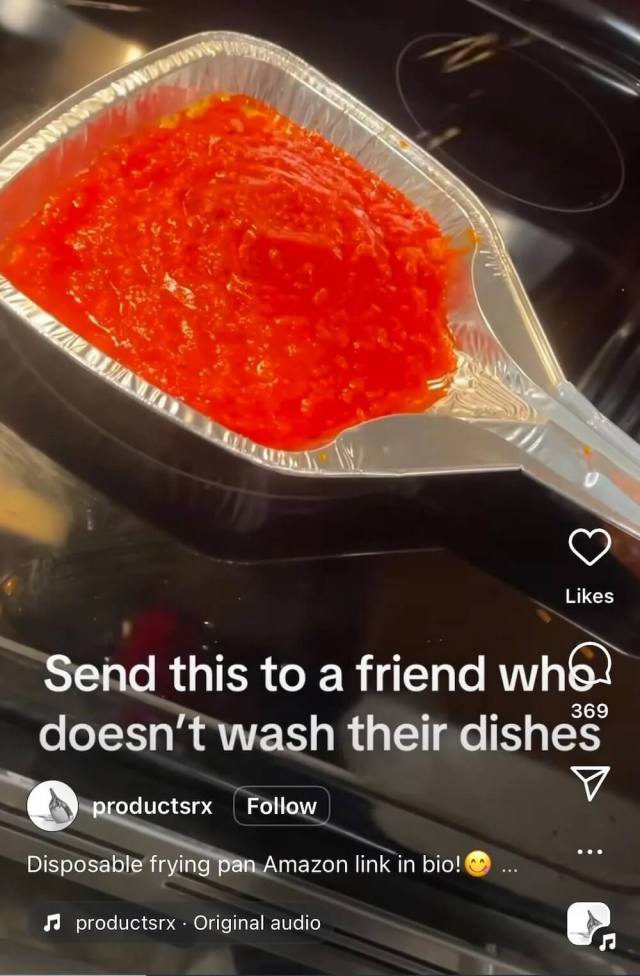 The product claims to "make cooking easier with less mess."