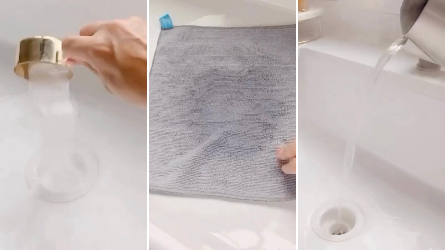 "Such a great tip for a fresh and clean sink."